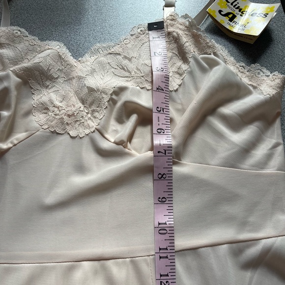 Vintage Arnel Clingless Tricot Full Slip Size 40/L - Picture 12 of 14